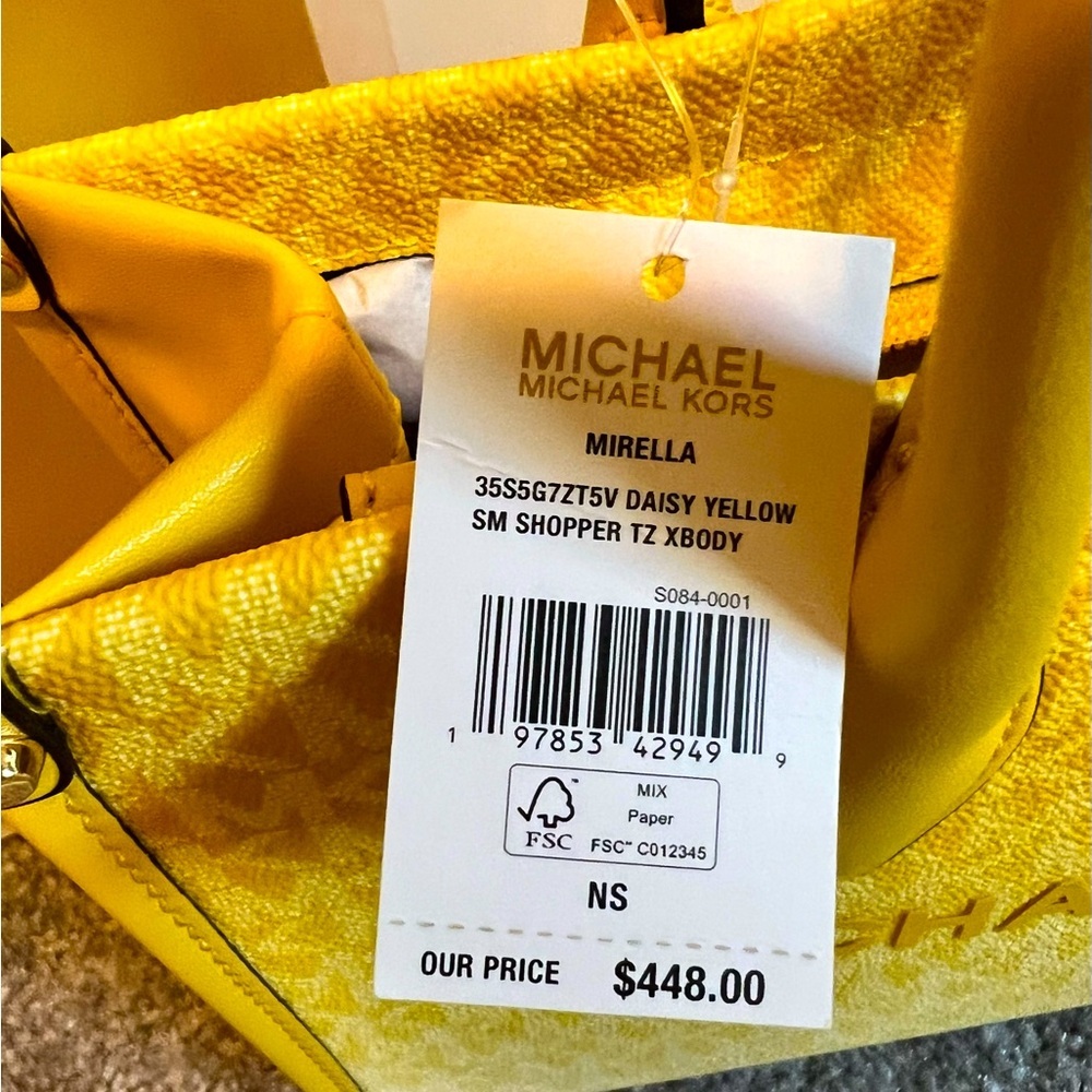NWT 💛 Bundle of Michael Kors 💛 Mirella Small Ombré Crossbody & Jet Set Wallet - Picture 3 of 9